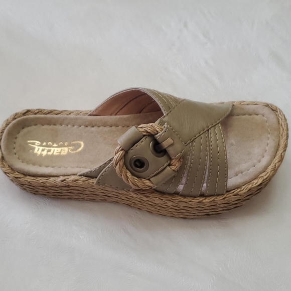 NIB Earth Couture St. Tropez Espadrille Sandals - Picture 3 of 9